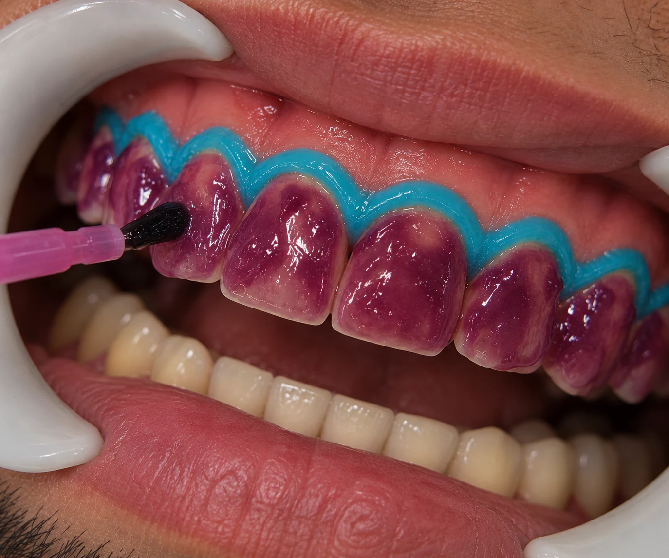 Espaço reservado para antes e depois de clareamento dental 3