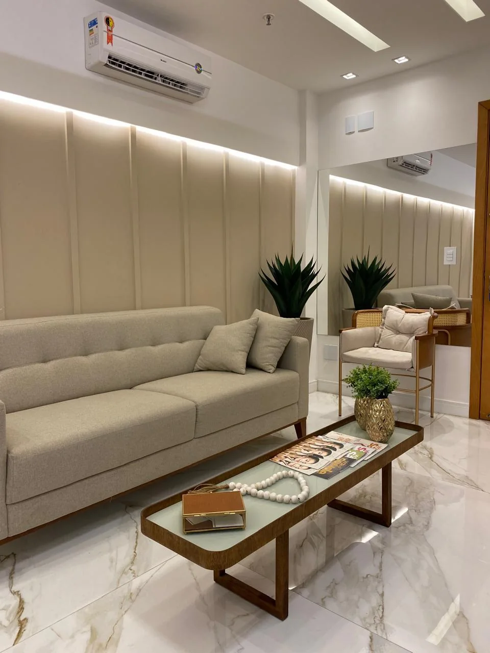 Sala de espera do consultório